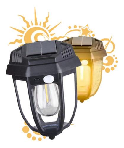 Set 2 lămpi RETRO cu încărcare solară, cu senzori de noapte, miscare si lumina, 3 trepte de iluminare CL-D68